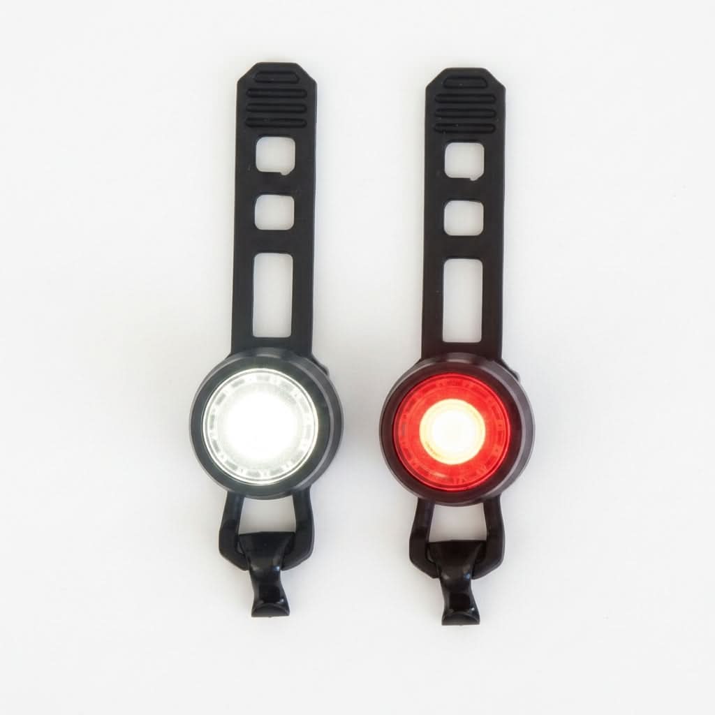 USB Rechargeable Bicycle Light Set — Studio - Clean | Generated by Modelize